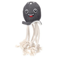 Produktbild von Flamingo Hundespielzeug Flipper Oktopus Grau Größe L