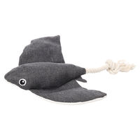 Produktbild von Flamingo Hundespielzeug Flipper Stechrochen Grau Größe L
