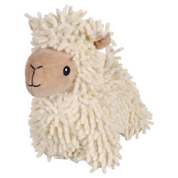 Flamingo Hundespielzeug Flufa Lama beige Stoff mit Squeaker – Bild 1 von 2