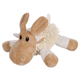 Produktbild von Flamingo Hundespielzeug Flufa Rentier Plüschspielzeug Beige 28x27x18 cm