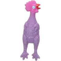 Produktbild von Flamingo Hundespielzeug Freckles Huhn aus Latex mit Quietschfunktion Größe S