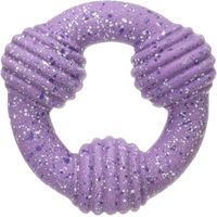Produktbild von Flamingo Hundespielzeug Freckles Ring aus Latex mit Quietscher Größe S 10 cm