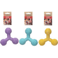 Produktbild von Flamingo Hundespielzeug Freckles Tripod aus Latex mit Quietscher Größe L