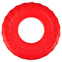 Produktbild von Flamingo Hundespielzeug Frisbee Disc aus TPR mit Squeaker in Rot 25,5 cm - 25 cm