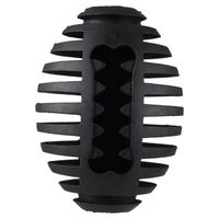 Produktbild von Flamingo Hundespielzeug Gladiator Rugby Ball aus Gummi Schwarz Größe M
