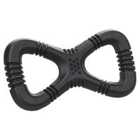 Produktbild von Flamingo Hundespielzeug Gladiator Zerrspielzeug aus Gummi Schwarz Größe S