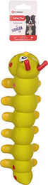 Flamingo Hundespielzeug Gwen Raupe aus Latex in Grün 26 cm mit Quietschfunktion - 26 cm – Bild 1 von 3