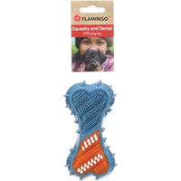 Produktbild von Flamingo Hundespielzeug Habru Knochen Blau aus TPR mit Zahnpflege-Effekt