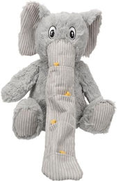 Flamingo Hundespielzeug Hida Sitzender Elefant Grau Plüsch mit Squeaker 25x18x34cm – Bild 1 von 6