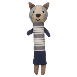 Produktbild von Flamingo Hundespielzeug Jiji Fuchs Blau Plüsch mit Squeaker 15x8x39cm