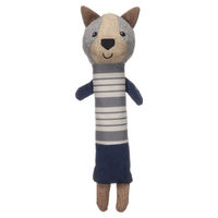 Produktbild von Flamingo Hundespielzeug Jiji Fuchs Blau Plüsch mit Squeaker 15x8x39cm