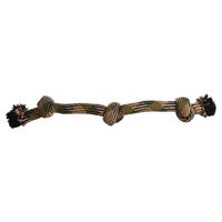 Produktbild von Flamingo Hundespielzeug Joe Knotenknochen aus Baumwolle Camouflage 70cm - 70 cm