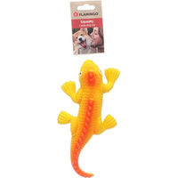 Produktbild von Flamingo Hundespielzeug Kamo Eidechse aus Latex Gelb mit Squeaker