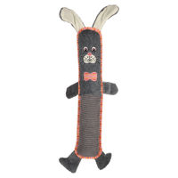Produktbild von Flamingo Hundespielzeug Kaninchen aus Plüsch Grau mit Squeaker