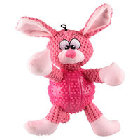 Produktbild von Flamingo Hundespielzeug Kaninchen mit Quietschfunktion aus TPR und Polyester in Rosa