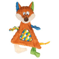 Produktbild von Flamingo Hundespielzeug Kareau Fuchs braun Plüschspielzeug mit Squeaker und Knistergeräusch