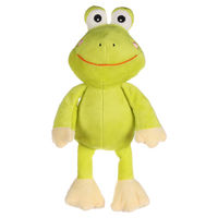 Produktbild von Flamingo Hundespielzeug Kermi Frosch Plüsch Limonengrün Größe S