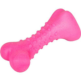 Flamingo Hundespielzeug Knochen aus Schaumstoff Rosa - 13 cm – Bild 1 von 11