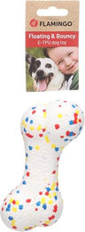 Flamingo Hundespielzeug Kona Knochen Weiß Größe S aus TPR für alle Altersstufen – Bild 1 von 4