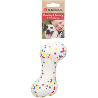 Produktbild von Flamingo Hundespielzeug Kona Knochen Weiß Größe S aus TPR für alle Altersstufen
