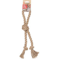 Produktbild von Flamingo Hundespielzeug Kush Zerrseil aus Naturmaterial Braun - 1 Stk.