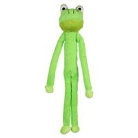 Produktbild von Flamingo Hundespielzeug Kwakka Frosch Plüsch Grün mit Squeaker