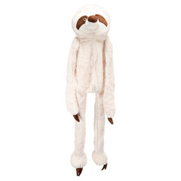 Produktbild von Flamingo Hundespielzeug Landy Faultier beige Plüsch mit Quietscher Größe S