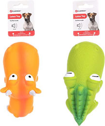 Flamingo Hundespielzeug Latex Krokodil Quietschspielzeug 17cm Bunt – Bild 1 von 2