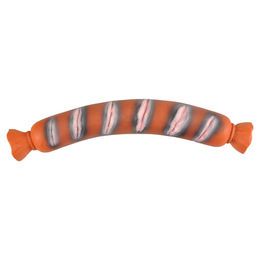 Flamingo Hundespielzeug Latex Wurst Orange 32 cm – Bild 1 von 2