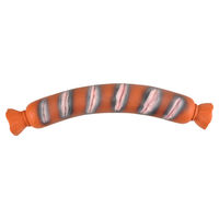 Produktbild von Flamingo Hundespielzeug Latex Wurst Orange 32 cm