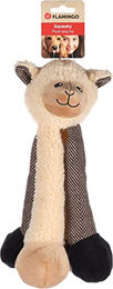 Flamingo Hundespielzeug Leggy Lama beige Plüsch mit Squeaker 15x13x30cm – Bild 1 von 4