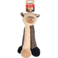 Produktbild von Flamingo Hundespielzeug Leggy Lama beige Plüsch mit Squeaker 15x13x30cm