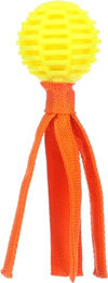 Flamingo Hundespielzeug Lipa Ball Gelb Orange Schwimmfähig aus Kunststoff – Bild 1 von 3