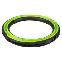 Produktbild von Flamingo Hundespielzeug Livia Ring aus Memory Foam in Grün/Schwarz 24 cm