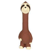 Produktbild von Flamingo Hundespielzeug Longie Demba Faultier braun aus Latex mit Quietschfunktion