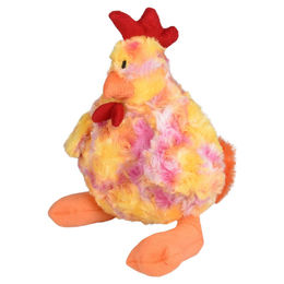 Produktbild von Flamingo Hundespielzeug Lorio Huhn Plüsch Gelb Größe S