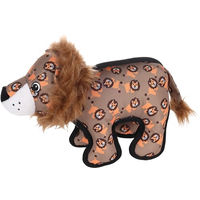 Produktbild von Flamingo Hundespielzeug Löwe braun mit Squeaker aus Stoff