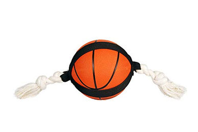 Produktbild von Flamingo Hundespielzeug Matchball Basketball aus Gummi Orange Schwarz 40x12,5cm - 12 cm