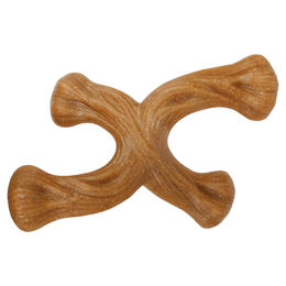 Flamingo Hundespielzeug Nylo Wood X-Form aus Kunststoff mit Rindfleischgeschmack Größe L – Bild 1 von 1
