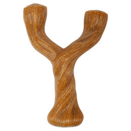 Flamingo Hundespielzeug Nylo Wood Y-Form mit Rindfleischgeschmack Größe M – Bild 1 von 1