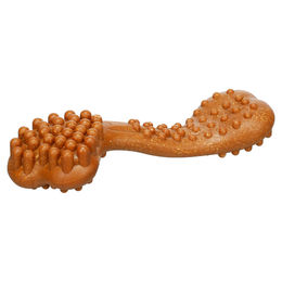 Flamingo Hundespielzeug Nylon Bamboo Knochen mit Rindfleischgeschmack Größe L Braun – Bild 1 von 1