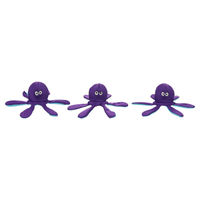 Produktbild von Flamingo Hundespielzeug Oktopus Emoji Lila aus Neopren für alle Altersstufen
