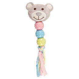 Produktbild von Flamingo Hundespielzeug Petty Bär Quietschspielzeug mit TPR Bällen für Welpen Bunt