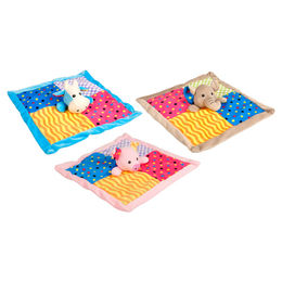 Flamingo Hundespielzeug Plüsch Knisterdecke mit Squeaker bunt – Bild 1 von 9