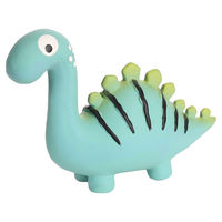 Produktbild von Flamingo Hundespielzeug Puga Dinosaurier aus Latex in Grün Türkis 6,7 x 19 x 14 cm