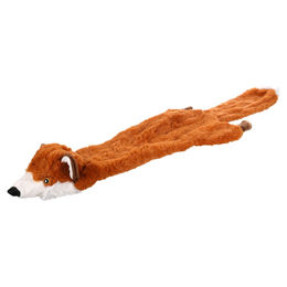 Flamingo Hundespielzeug Ramona Fuchs braun aus Plüsch mit Squeaker 27x10cm – Bild 1 von 4