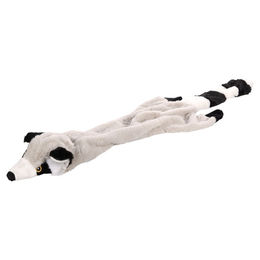 Flamingo Hundespielzeug Reina Waschbär Grau mit Squeaker aus Polyester 27x100x6,5 cm – Bild 1 von 11