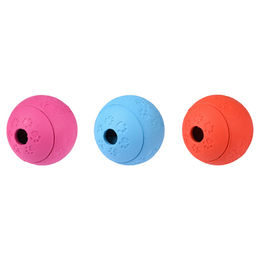 Flamingo Hundespielzeug Rhea Snack Ball aus Gummi bunt 8 cm - 8 cm – Bild 1 von 3