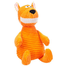 Flamingo Hundespielzeug Ribbi Fuchs Plüsch orange weiß schwarz – Bild 1 von 1