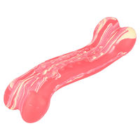 Produktbild von Flamingo Hundespielzeug Saveo Gebogener Kausknochen aus Gummi mit Rind-Duft 13 cm - 13 cm